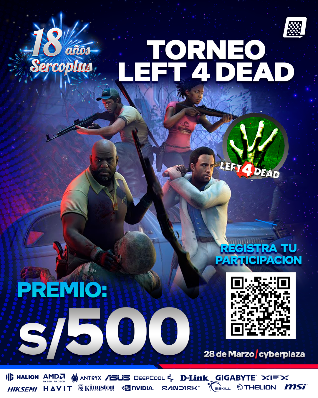 Imagen SERCOPLUS CELEBRA 18 AÑOS CON TORNEO ÉPICO Y SHOW DE ENSAMBLAJE EN VIVO